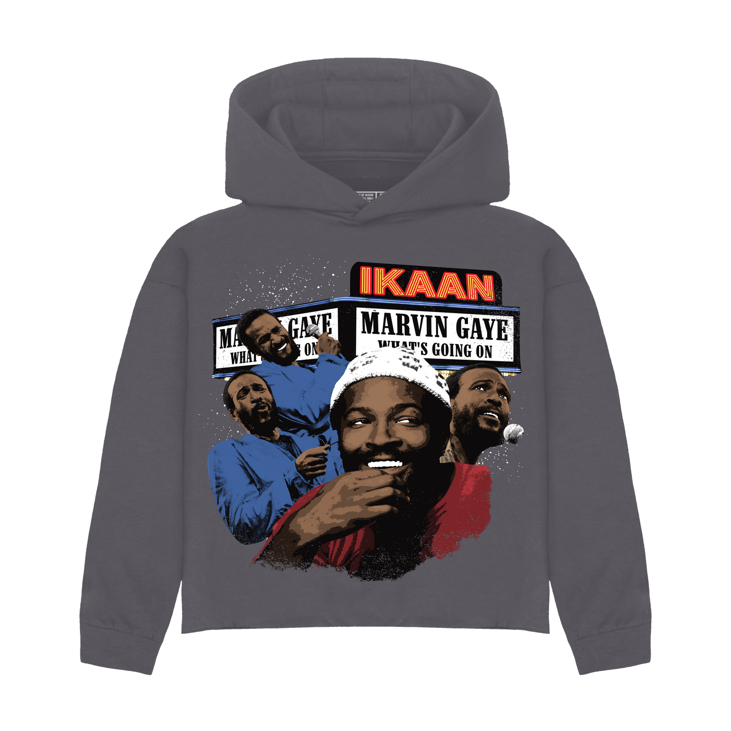 MARVIN GAYE HOODIE [SMOKE]